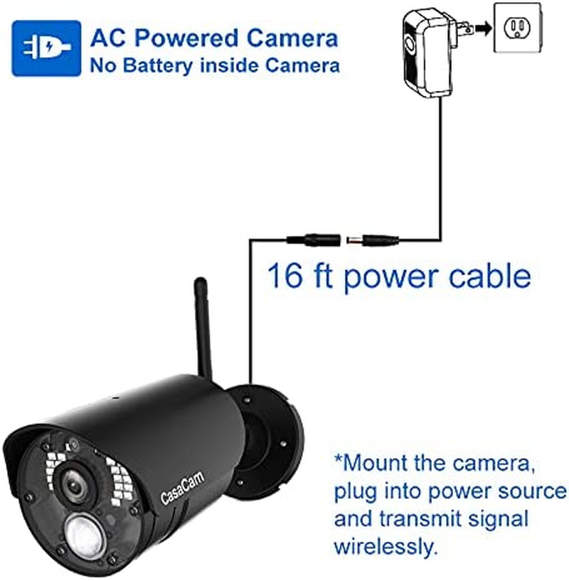 Wireless Security Camera System Weatherproof Outdoor Security Camera System