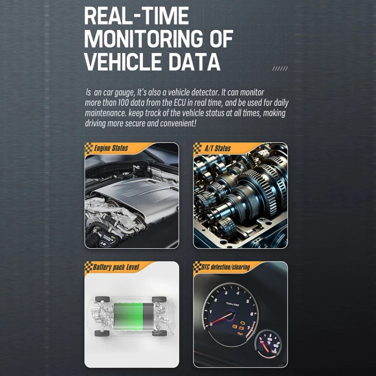 HUD Head-up Display OBD LCD Mileage Speedometer
