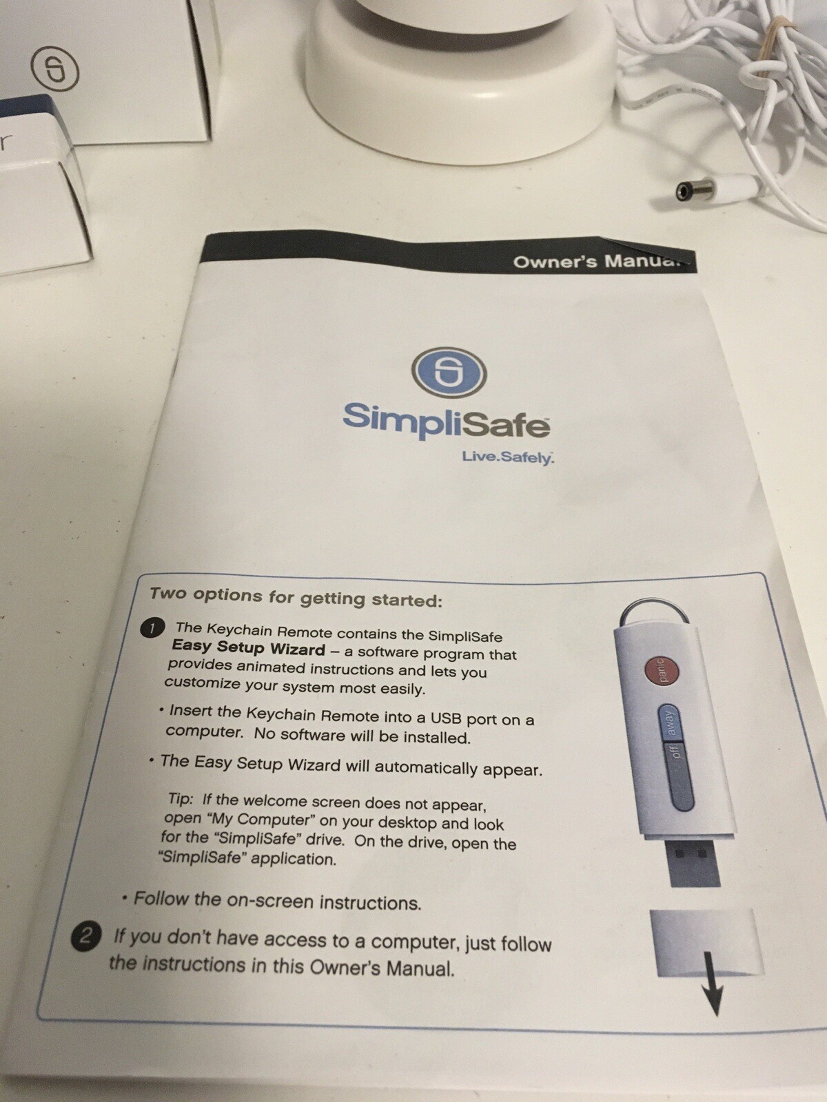 SimpliSafe Security System Lot Of 7 KeyPad,Motion/Entry Sensors,Siren,Remote