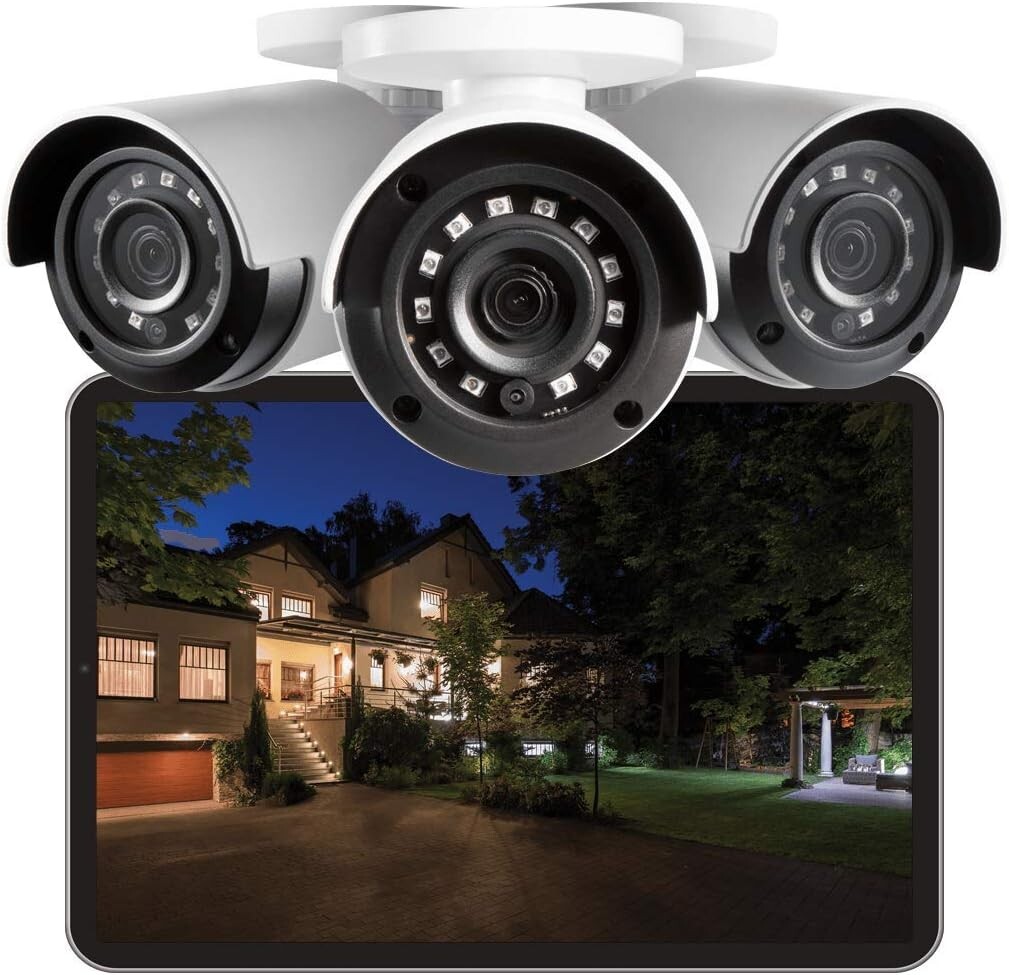 LOREX 4K ULTRA HD 8 CHANNEL SECURITY SYSTEM W/ 2 TB DVR *DM