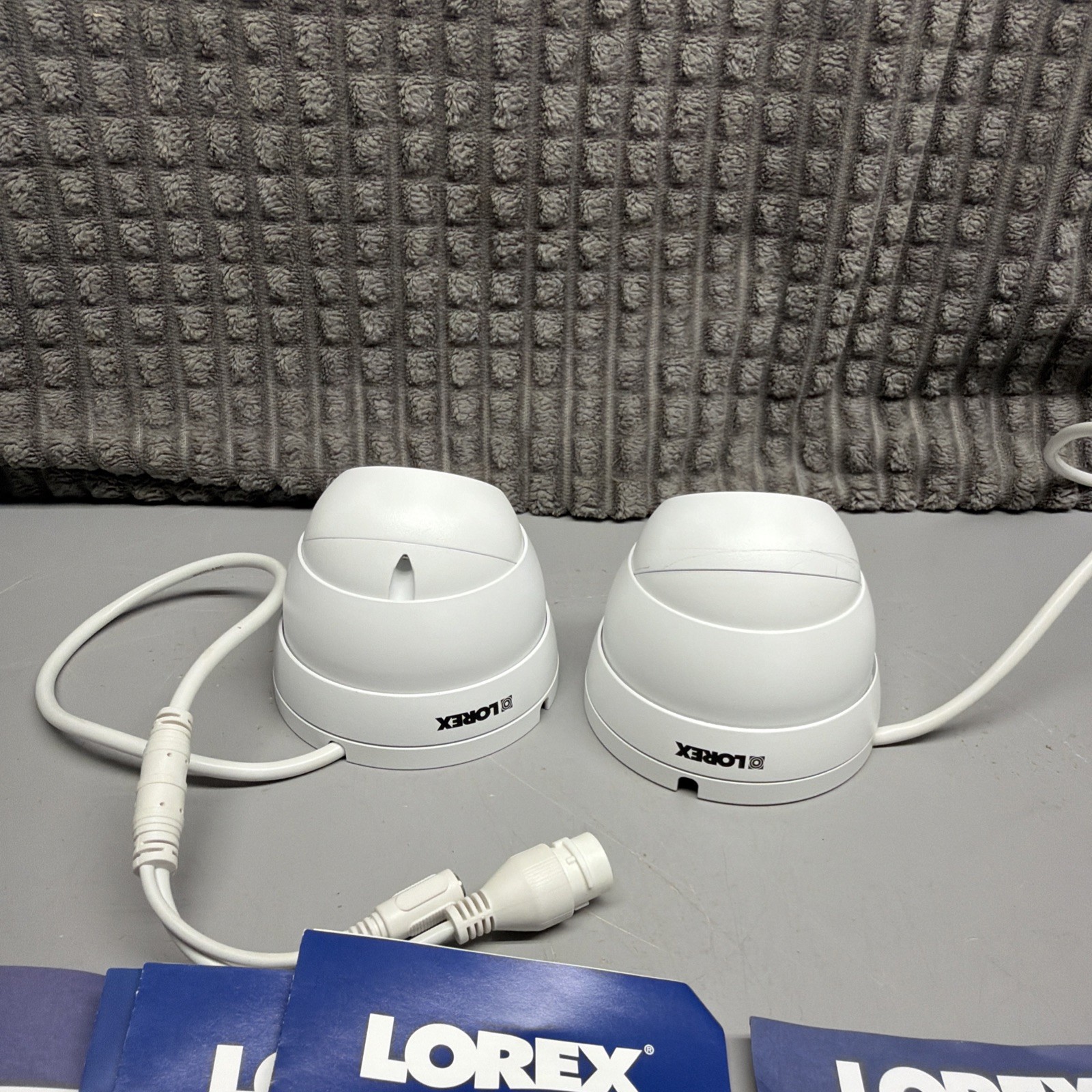 Lorex LNE4172S-C 4MP HD IP IR Eyeball Dome Camera White Lot Of 2 New Open Box