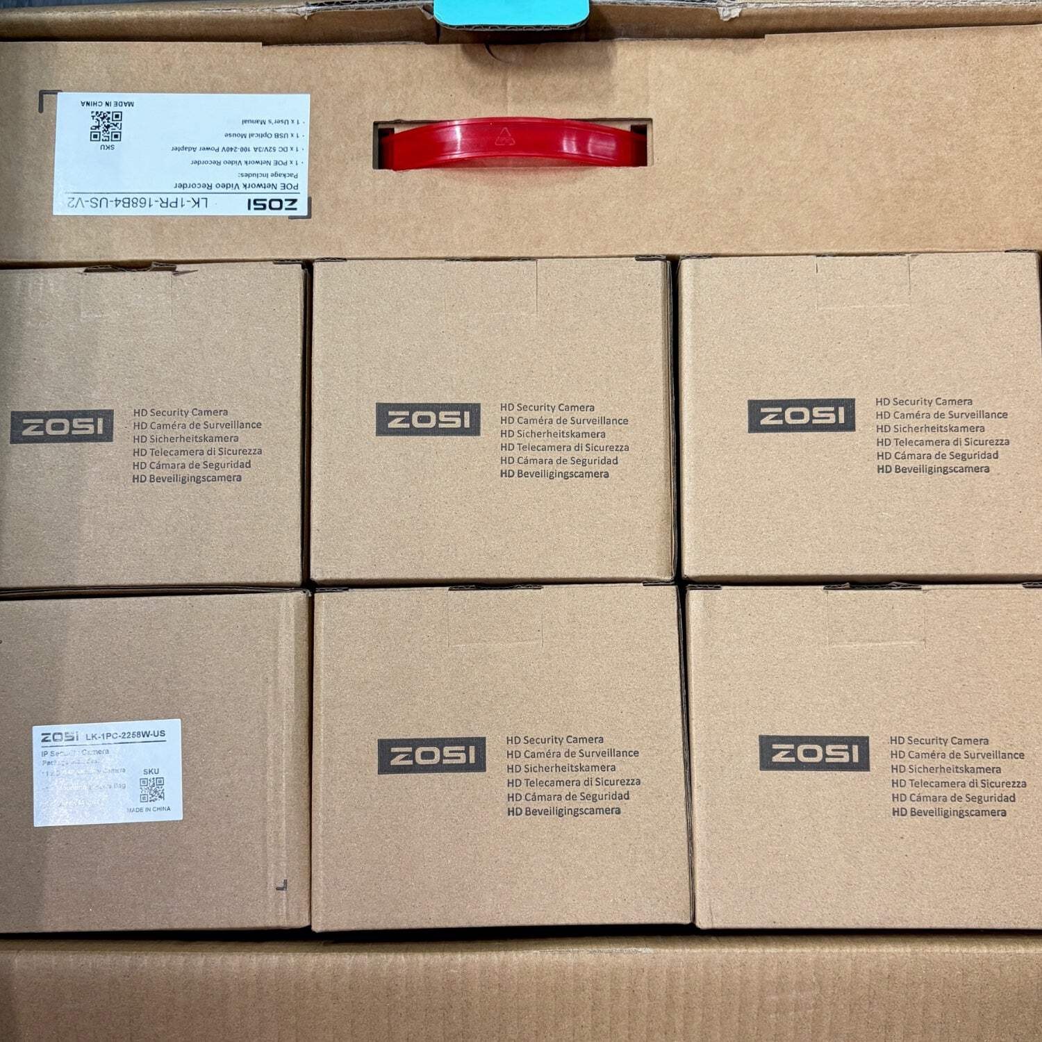 Zosi C225 4K 16CH Security System PoE Security Camera LK-168B4-2258W8-US-V2