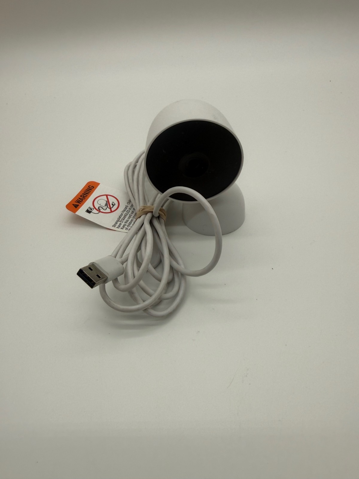 Google Nest Cam Indoor Wired 2nd Gen 1080p Security Camera White