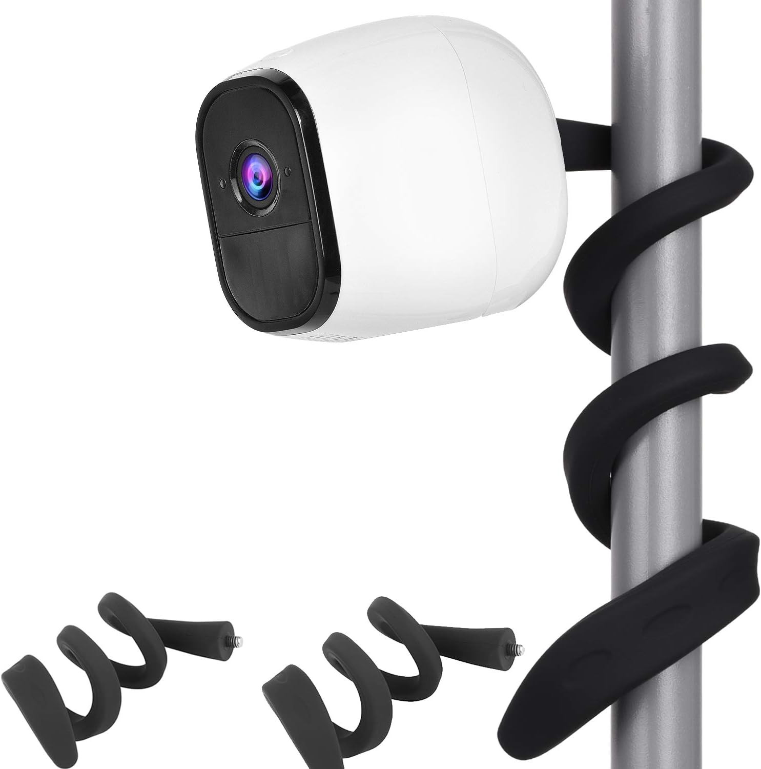 2 Pack Flexible Twist Mount – Compatible with Arlo Pro & Ultra, Attach Camera Wi