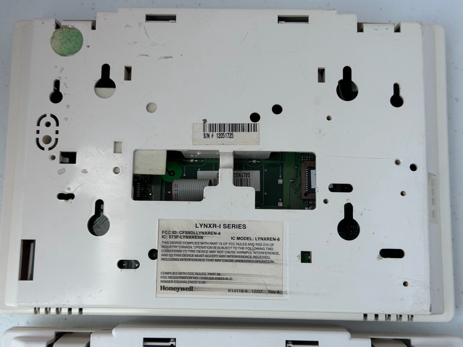 Honeywell LYNXR-1/LYNXR-2 Series Security Panel Lot Untested