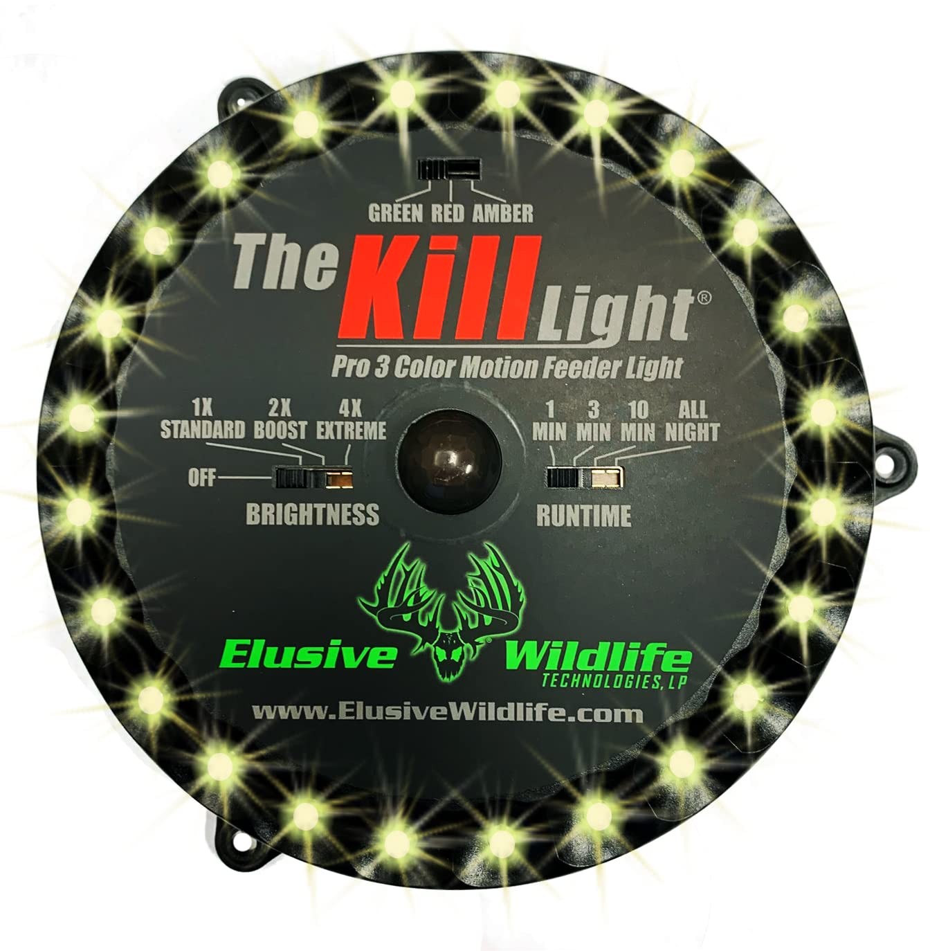 Elusive Wildlife Kill Light 3 Color Feeder – Best Hunting green