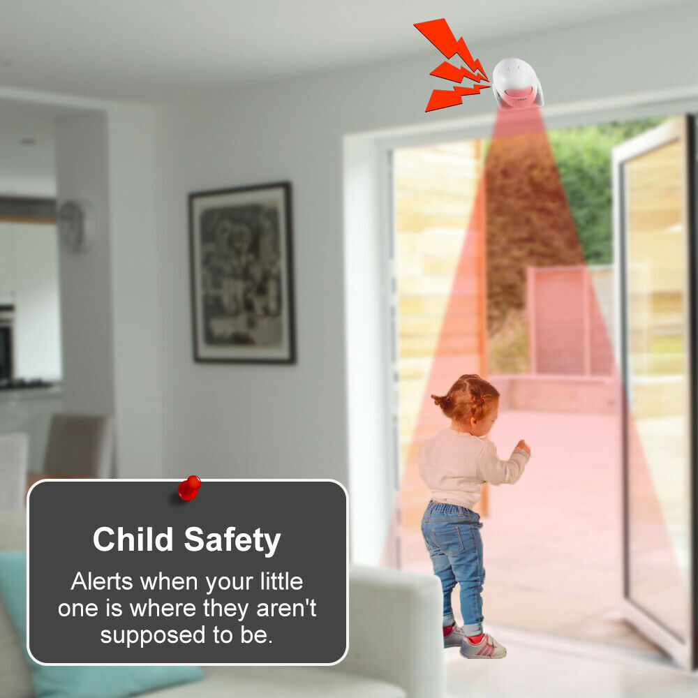New Home Security Welcome Entry Doorbell Wireless Alarm Motion Sensor Detector