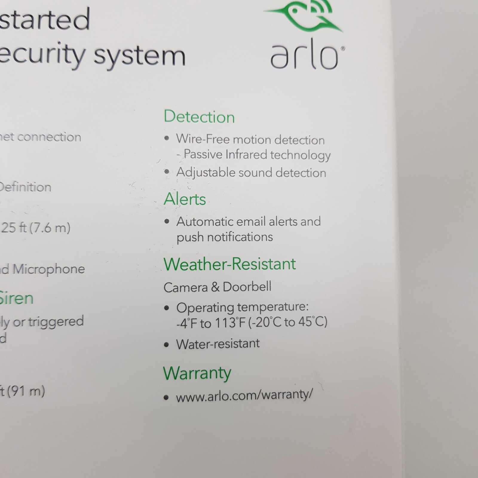 Arlo Smart Home Pro HD Camera Plus Audio Doorbell and Chime System