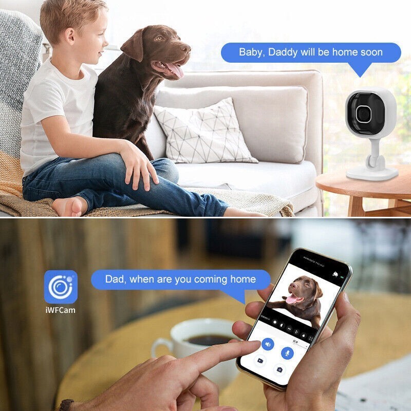 1080p Smart Home WiFi Camera Indoor IP Security Surveillance System Night Vision