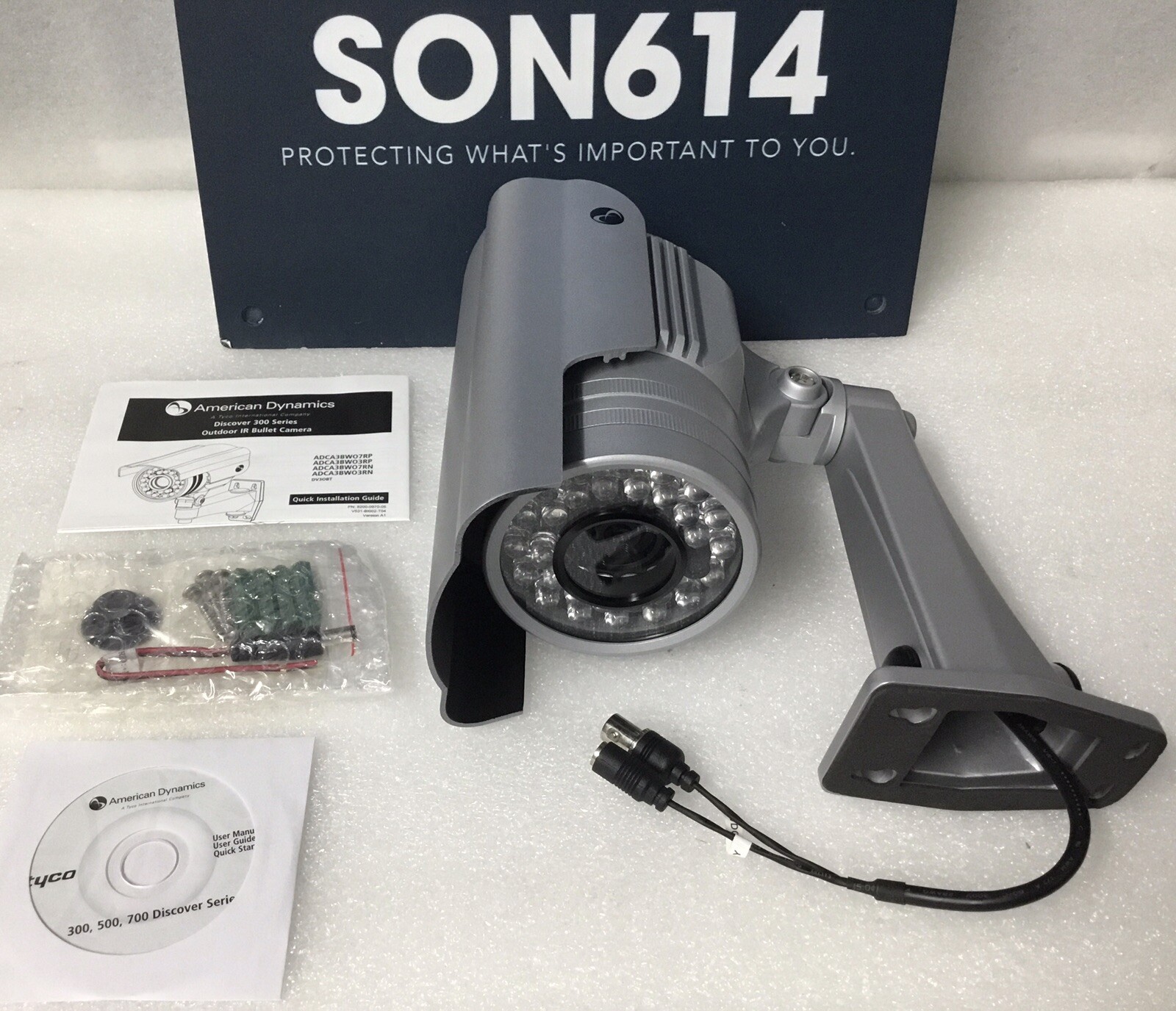 Security Color Camera W/ IR Day/Night Weather Resistance 600TVL 9-22mm PAL NEW!