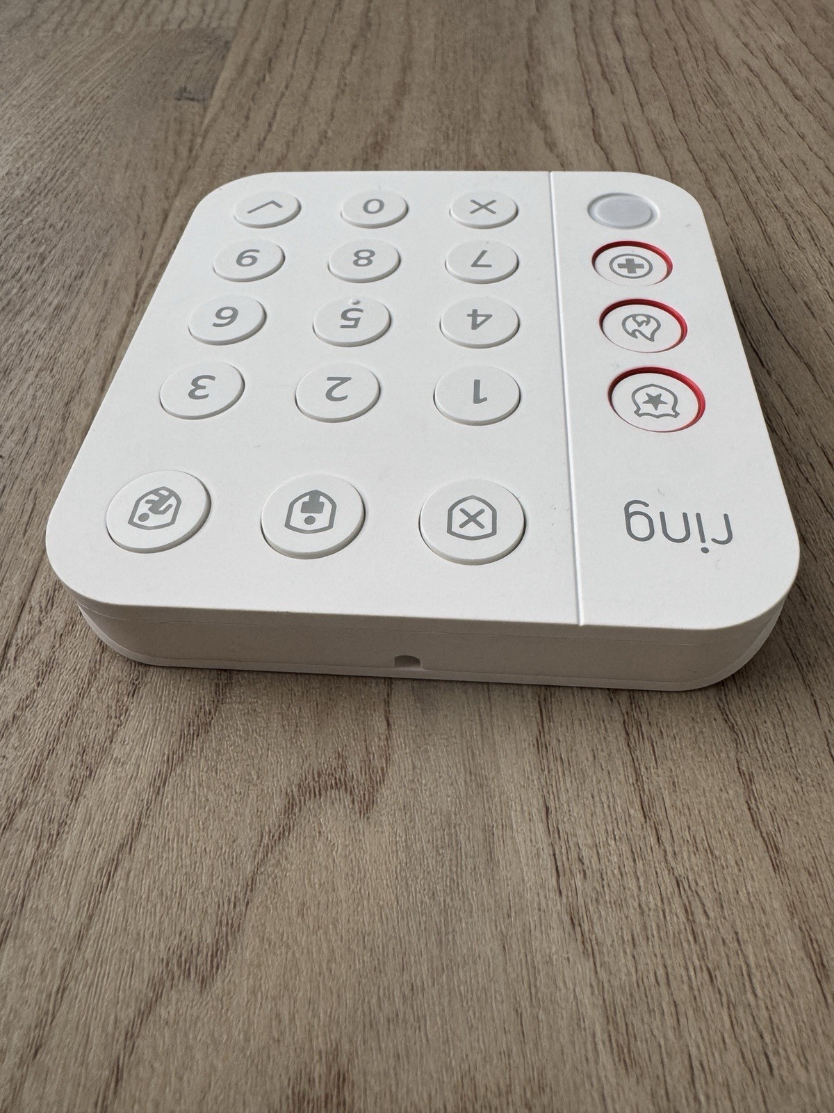Ring 5AT2S7 (2nd Gen) Home Security System Wireless Alarm Keypad w/Power Adapter