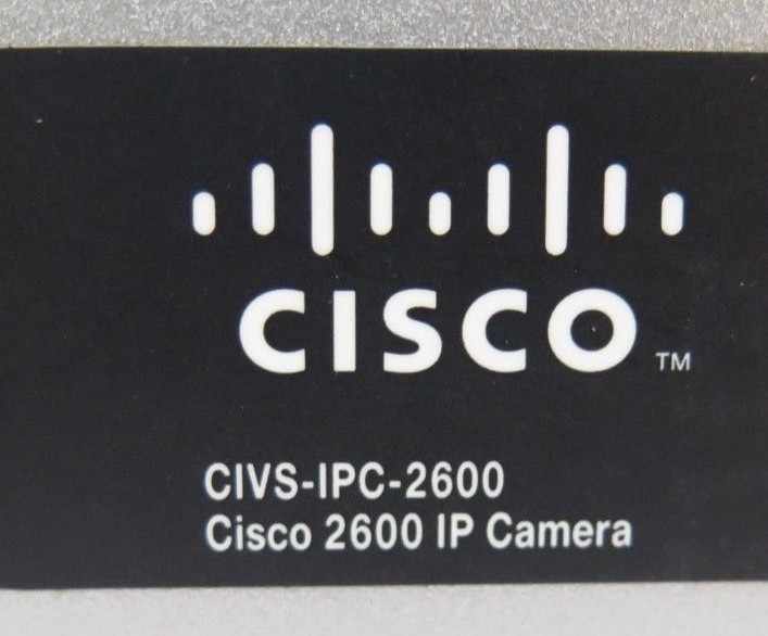 Cisco 2600 IP Security Camera CIVS-IPC-2600 Video Surveillance