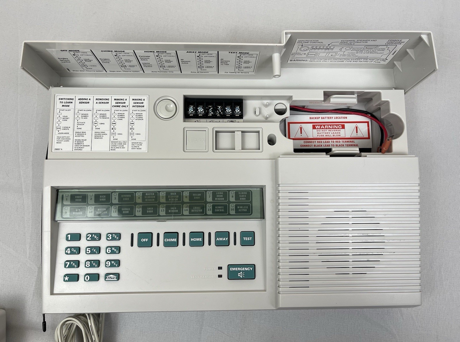 Linear SSD Security Residential Security System Receiver Hub Model DF-16 Tested