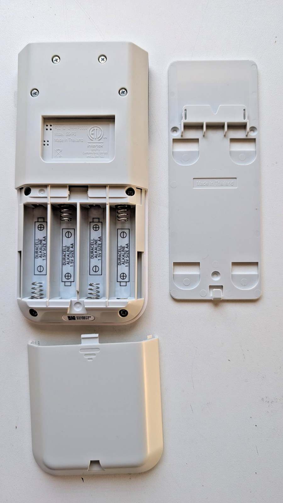SimpliSafe Home Security System Touch Keypad Remote White Model SSKP3