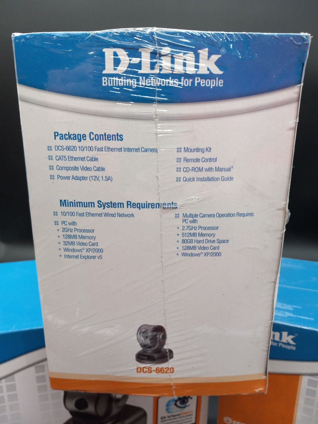 Lot of 3 New D-Link DCS-5300 10/100 Fast Ethernet Internet Camera Pan/Tilt Wired