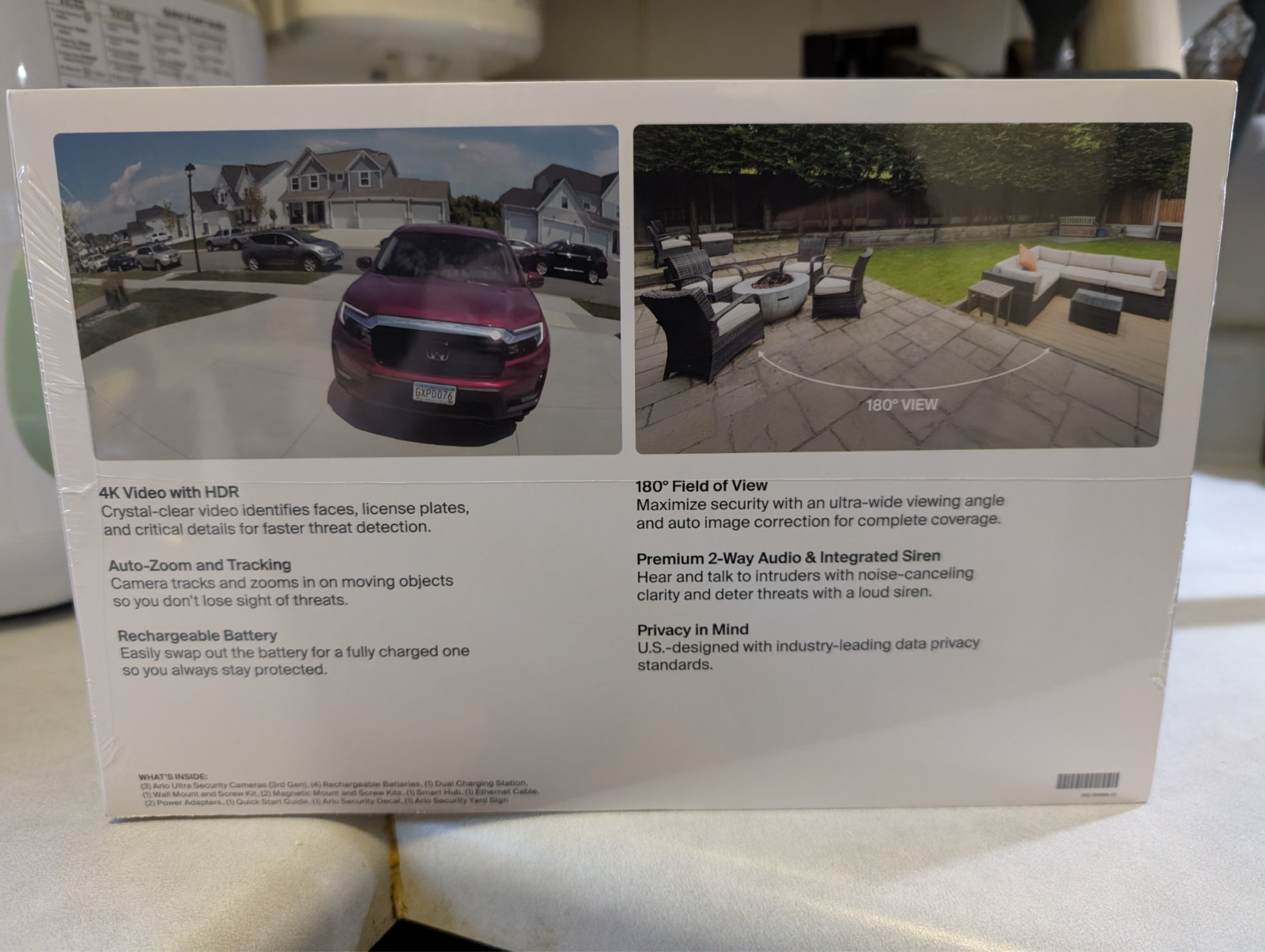 Arlo Ultra 3rd gen – 3 cameras, 4 batteries, dual charger security system
