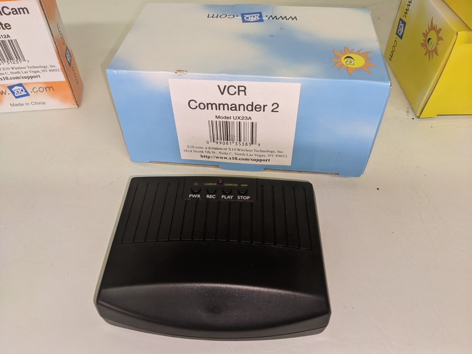 Lot of X10 Home Security System Cameras Receiver Transceiver VCR & Remote (ZE)