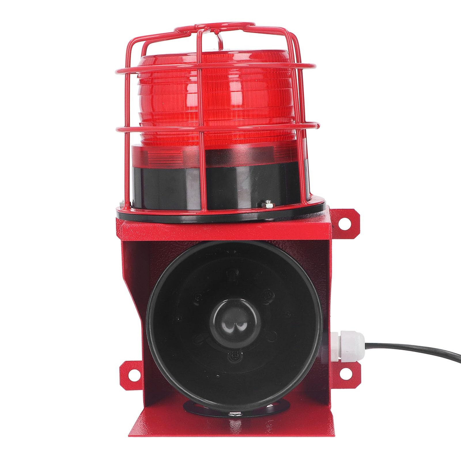 115db Sound Industrial Audible Visual Alarm with IP65 LED Strobe, Wall Mounti…