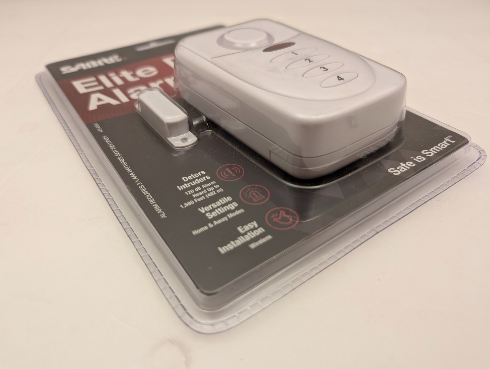 SABRE Home Series Elite Door Alarm w/ Keypad + Home & Away Modes | HS-EDA | NEW