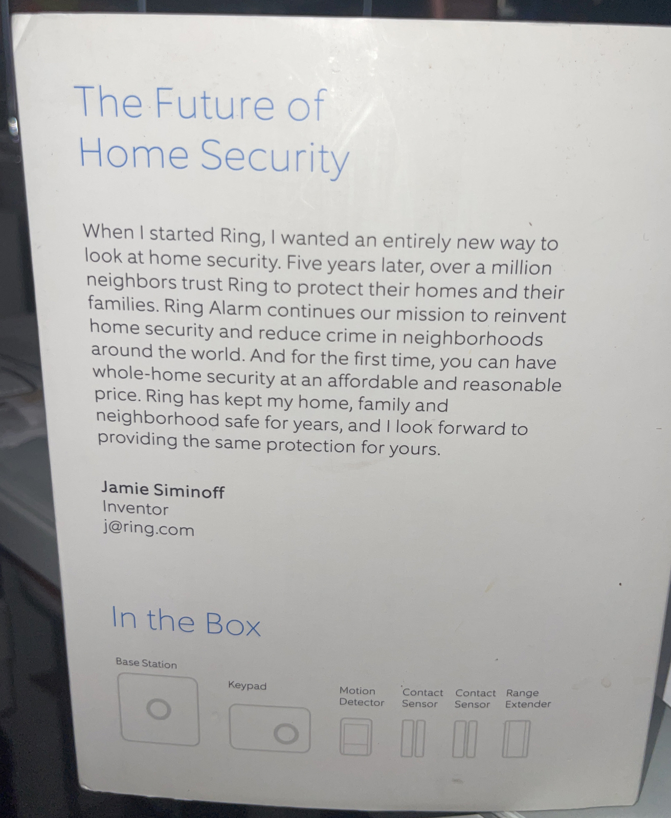 Ring Alarm Home Security Kit 2nd Gen Wireless – 8 Piece – White