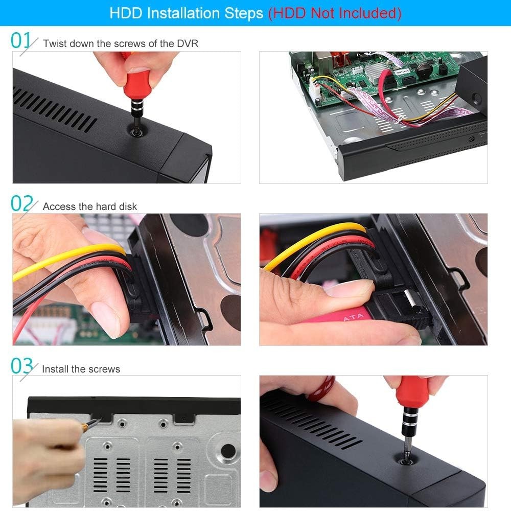 1080P Weatherproof Home Security System with Remote Access & Motion Detection