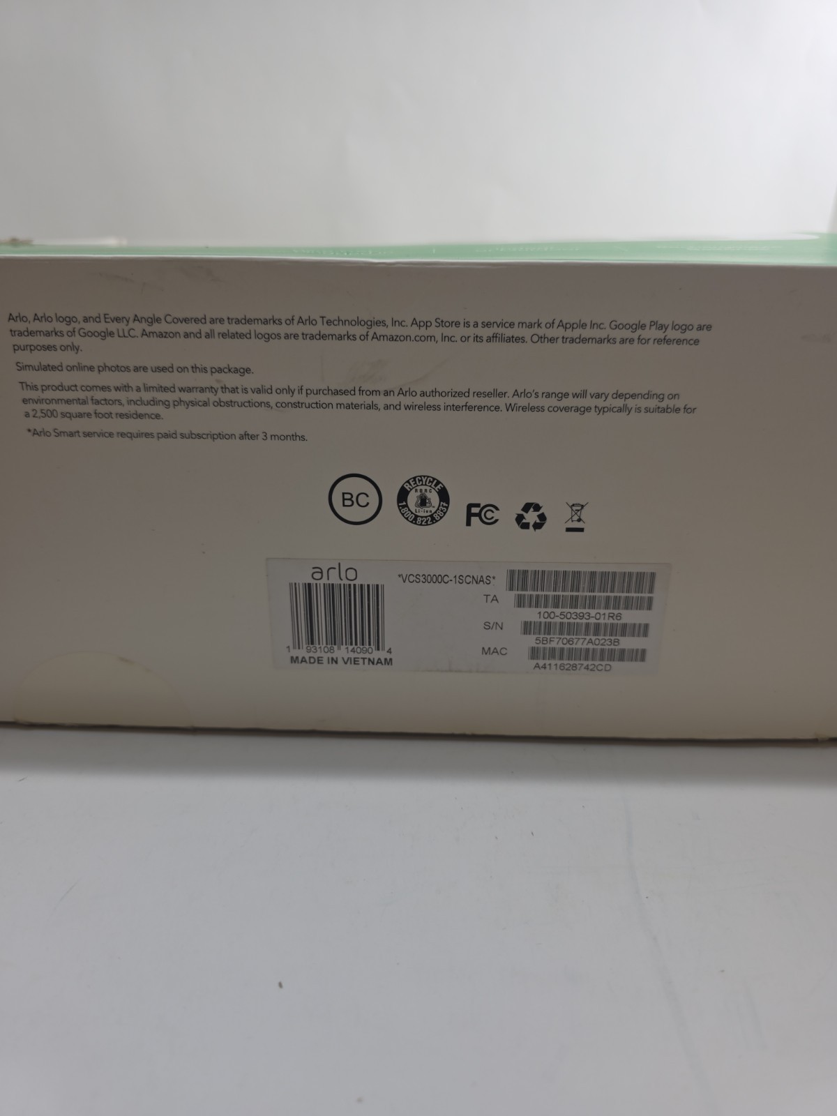 ✅️⭐️ Arlo Pro 2 VCS3000C-1SCNAS VMC4030P 3 Wire-Free HD Security Cameras VMB3500
