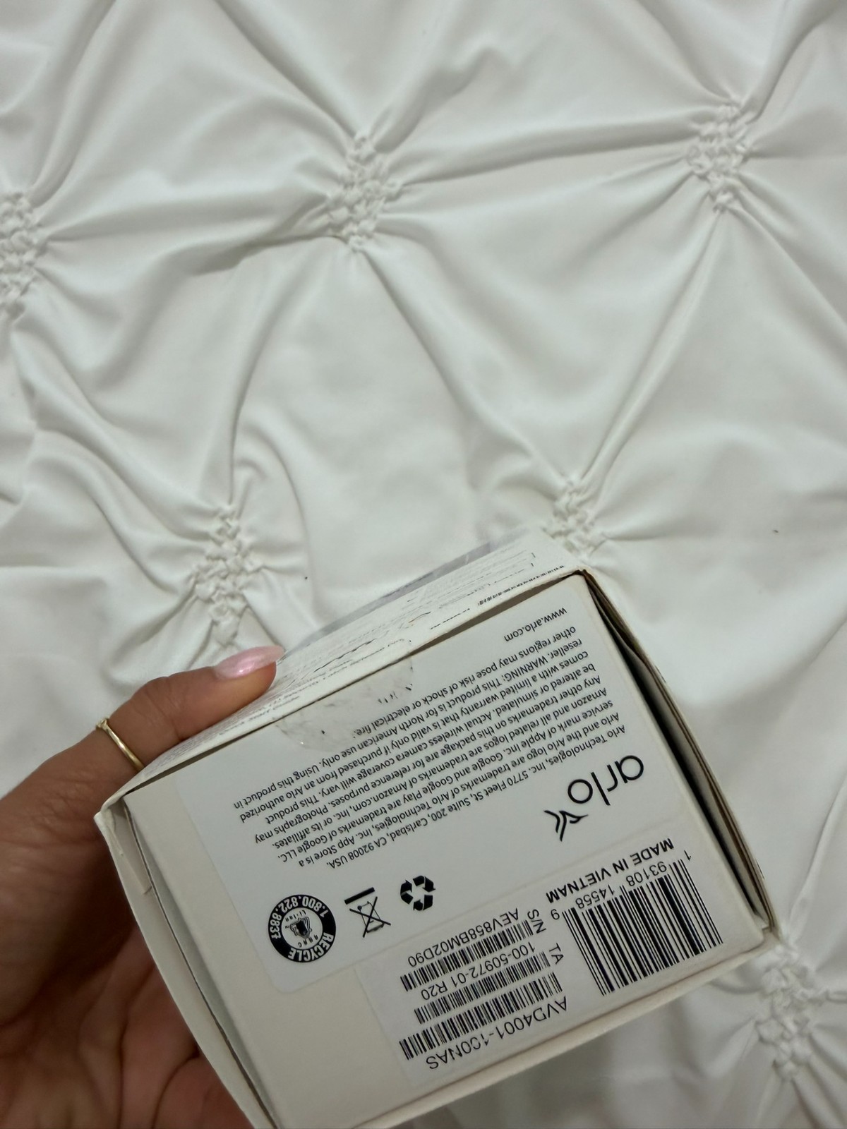 Arlo 2K Video Doorbell 2nd Generation Smart Doorbell Open Box