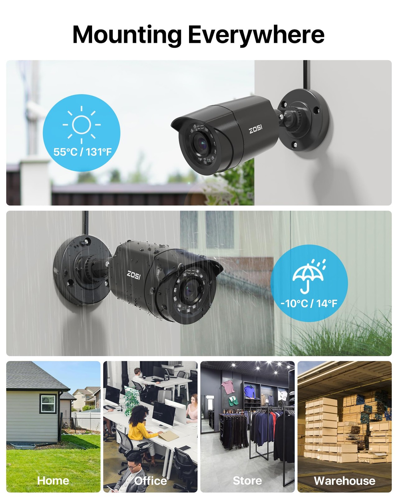ZOSI 3K Lite 16CH Security Camera System with AI Human Vehicle Detection,Nigh…