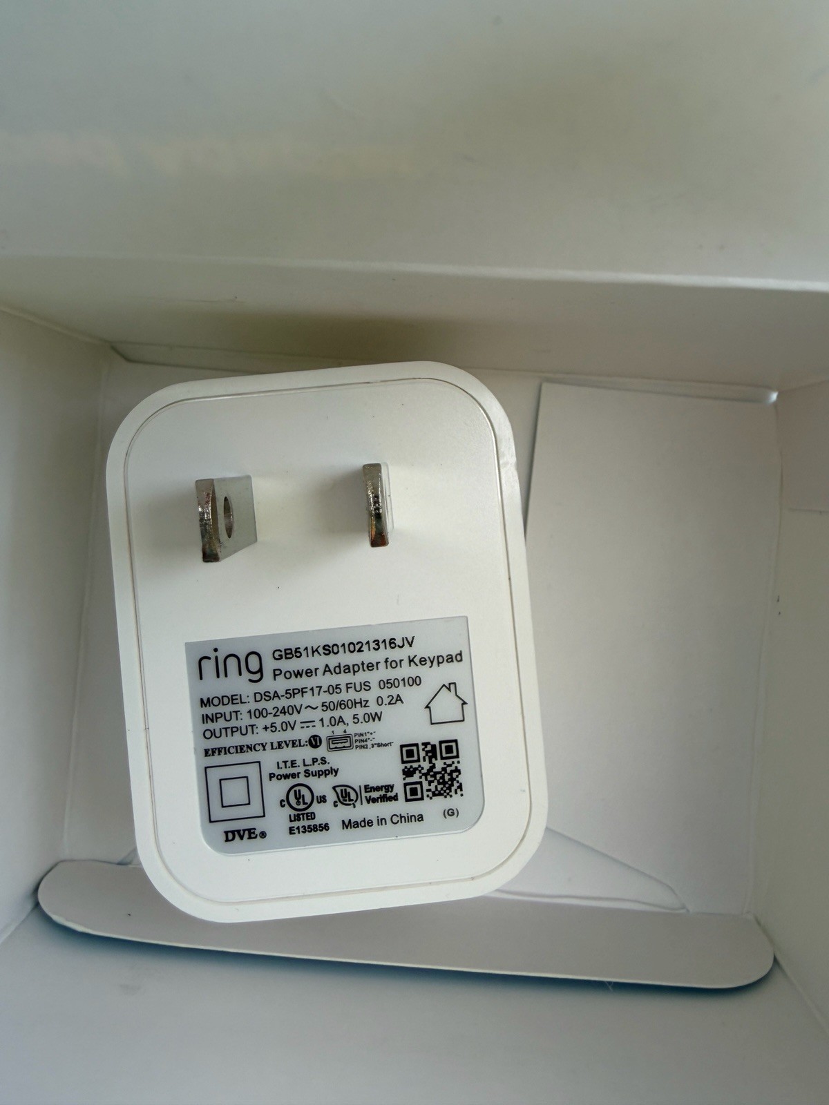 RING Alarm System Security Kit w/Instructions no box Tested Works White