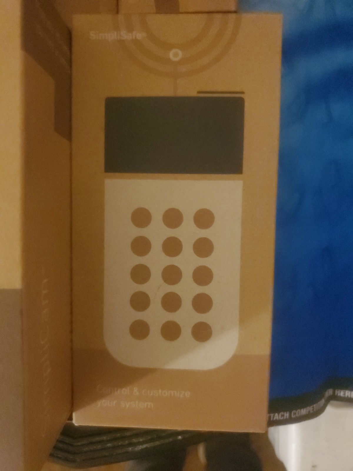 SimpliSafe Smart Home Security System Base Station, Keypad, Camera, Key fob Ent