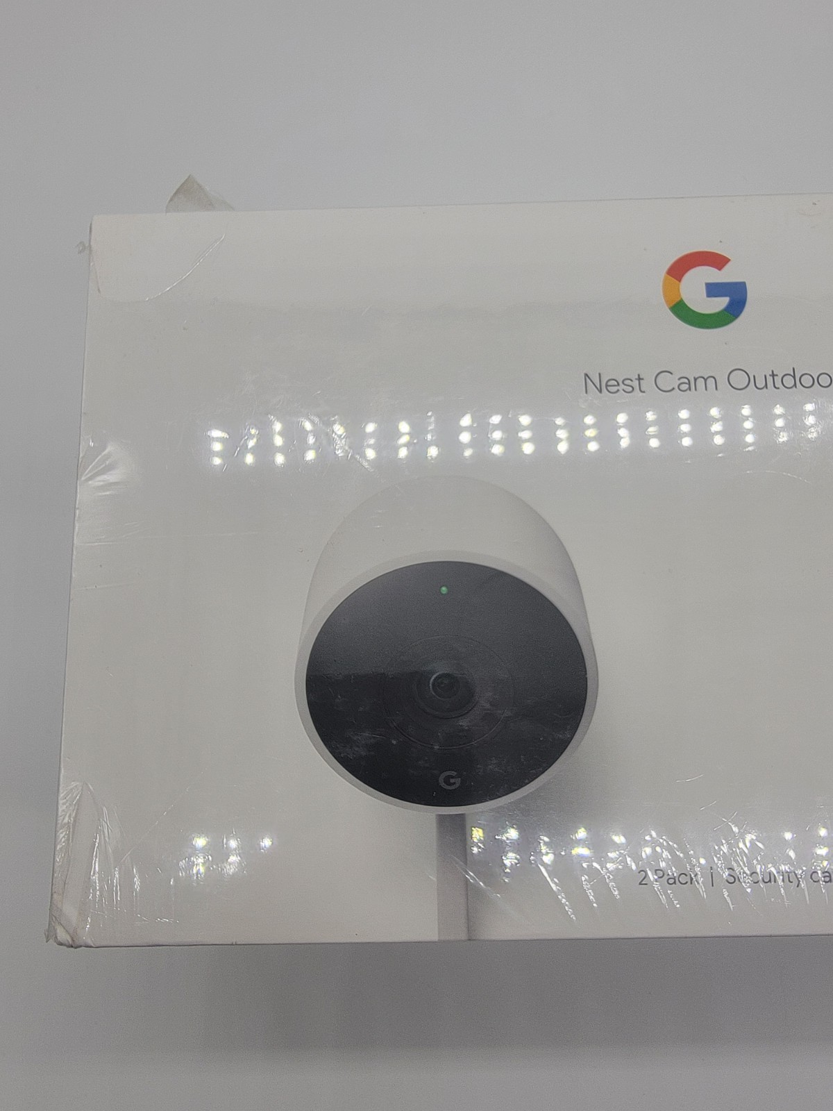 Google Nest Cam Outdoor Smart Security Camera (2-Pack) NC2400ES – Sealed NEW