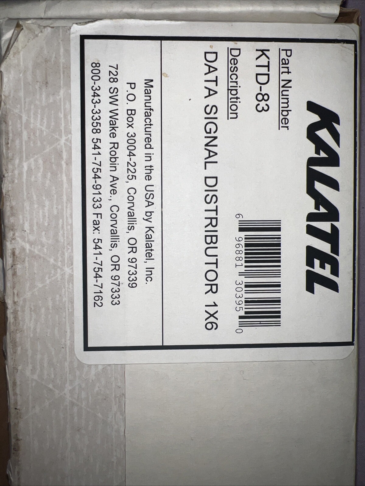 Kalatel KTD-93 Auxillary Device Driver / Interface Unit