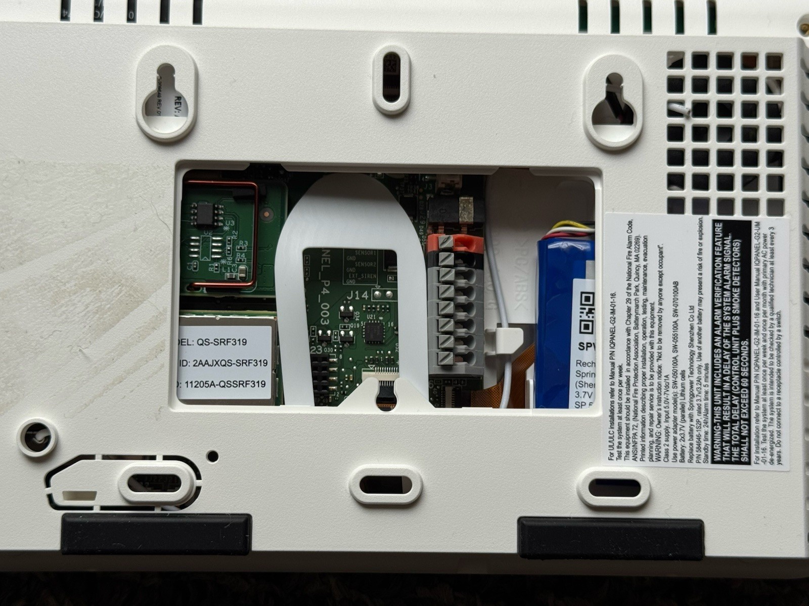 Qolsys PowerG IQ Panel 2+ Plus QS9207-1208-124 Wireless 319.5MHz – TELUS LTE