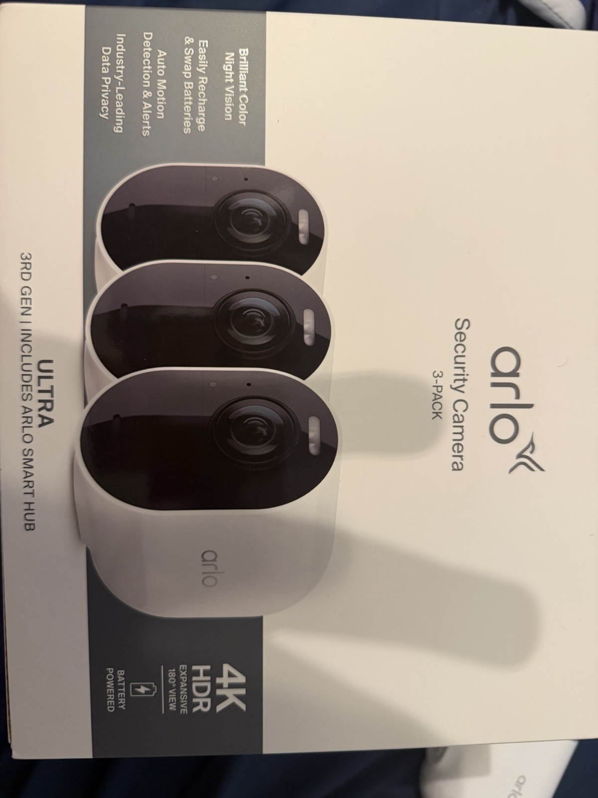 *READ DESCRIPTION* Arlo Ultra 3rd Gen 4K Security Camera + SmartHub