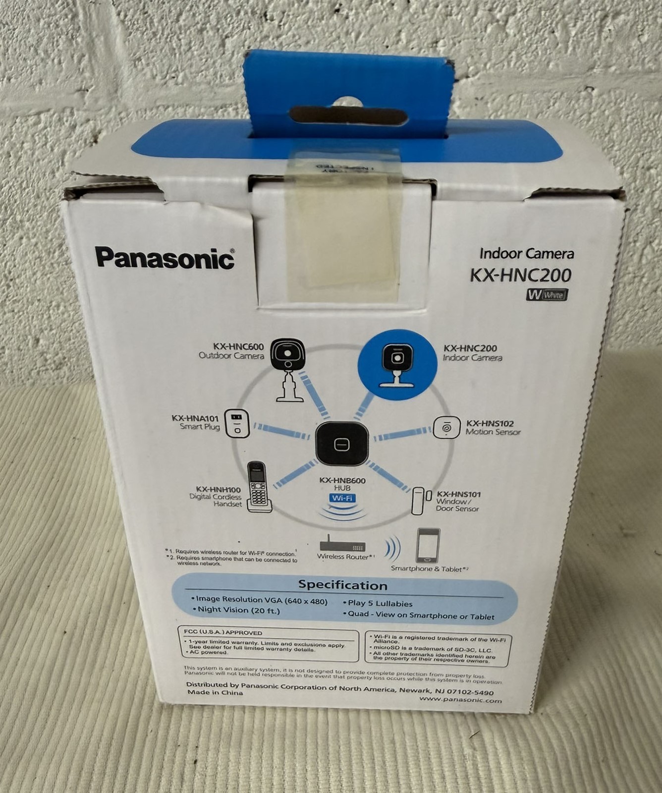 Brand New Panasonic KX-HNC200 Indoor Camera – Perfect for Baby/Pet Monitoring