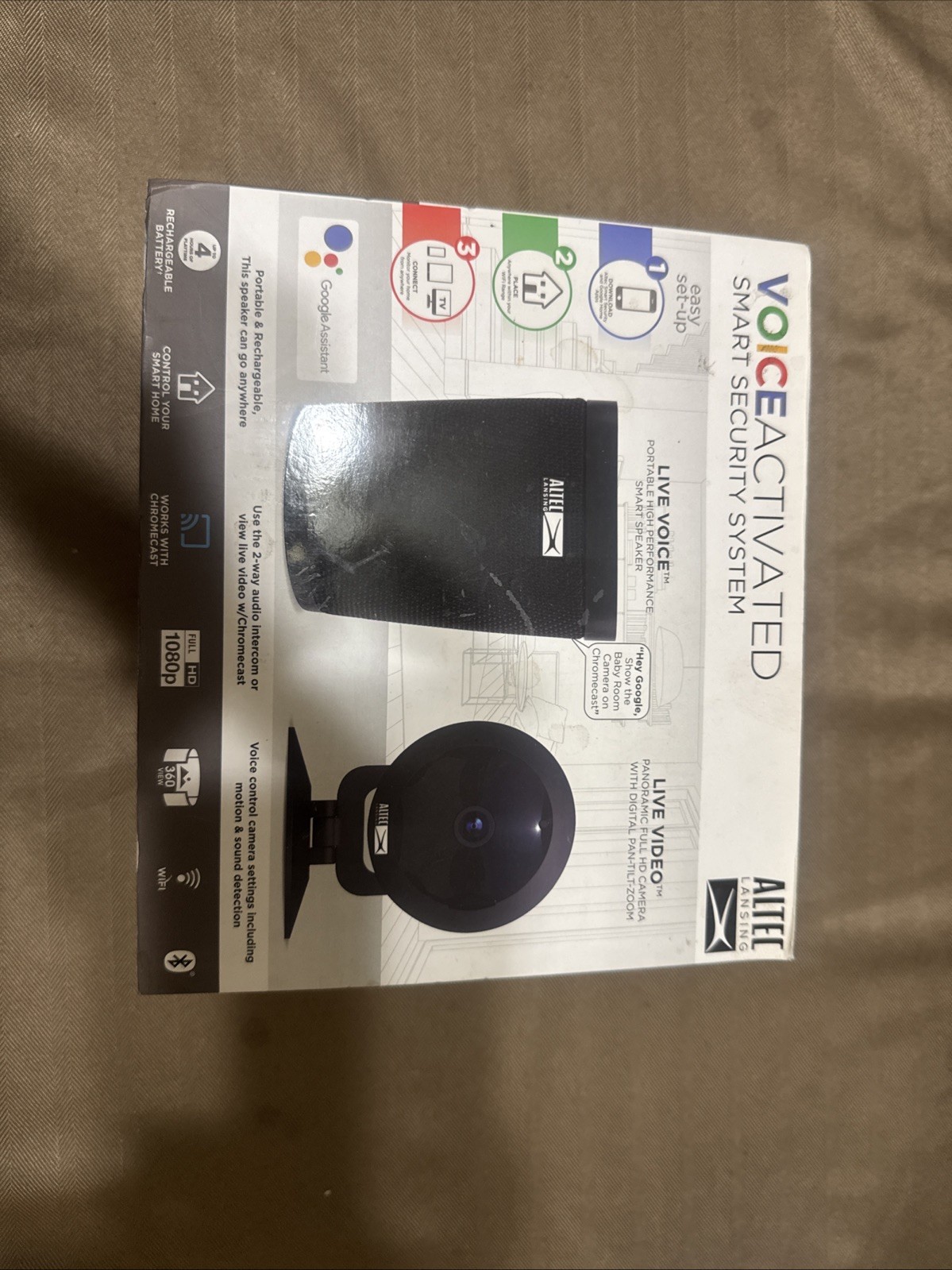 ALTEC Voice Activated Smart Security System please read description