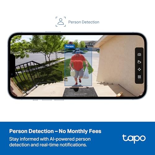 TP-Link C400 KIT Outdoor Battery Camera w/Solar Panel White Solar Charged-Cam