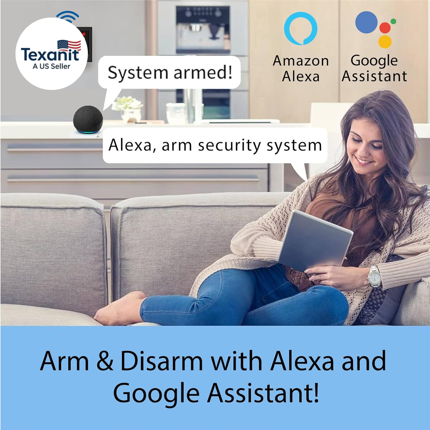 Alarm System Gen 2 (4G), 11Pc, DIY, Motion & Entry Sensors, Wireless Siren, Remo