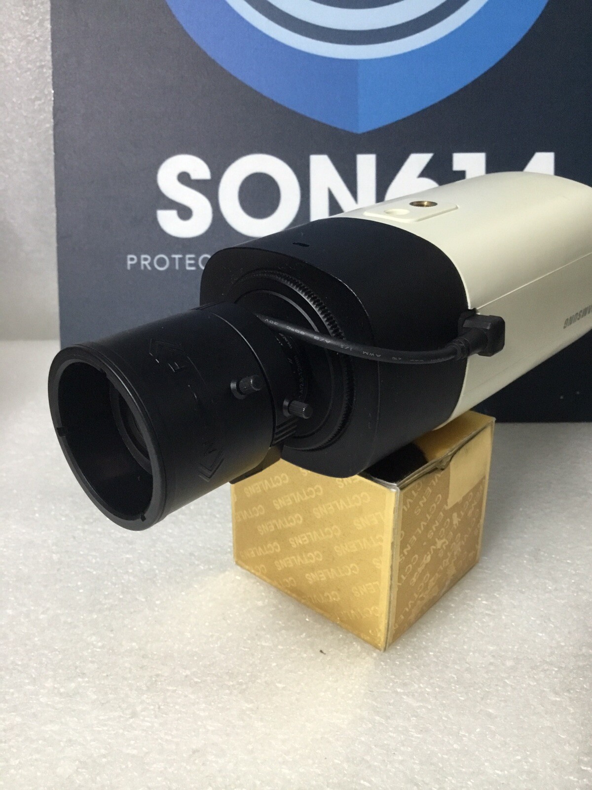 Samsung SNB-6004N 2MP HD 1080p IP WDR Security Color Camera W/ 2.8-12mm TESTED!