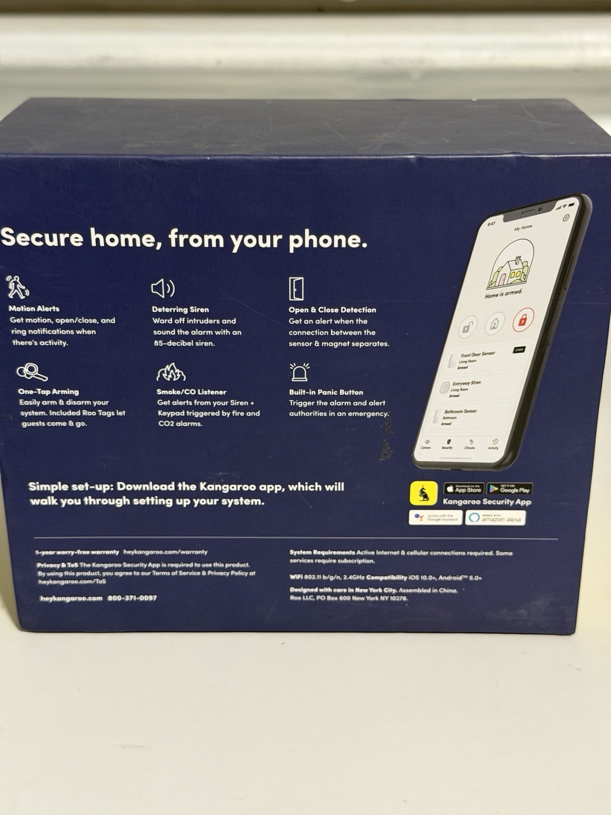 Kangaroo Security Alarm System – DBT11 open box