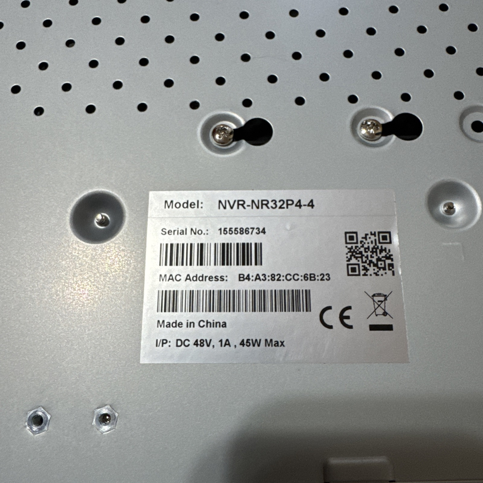 Security Tronix ST-EZ4 NVR Security System NVR-NR32P4-4 Open Box