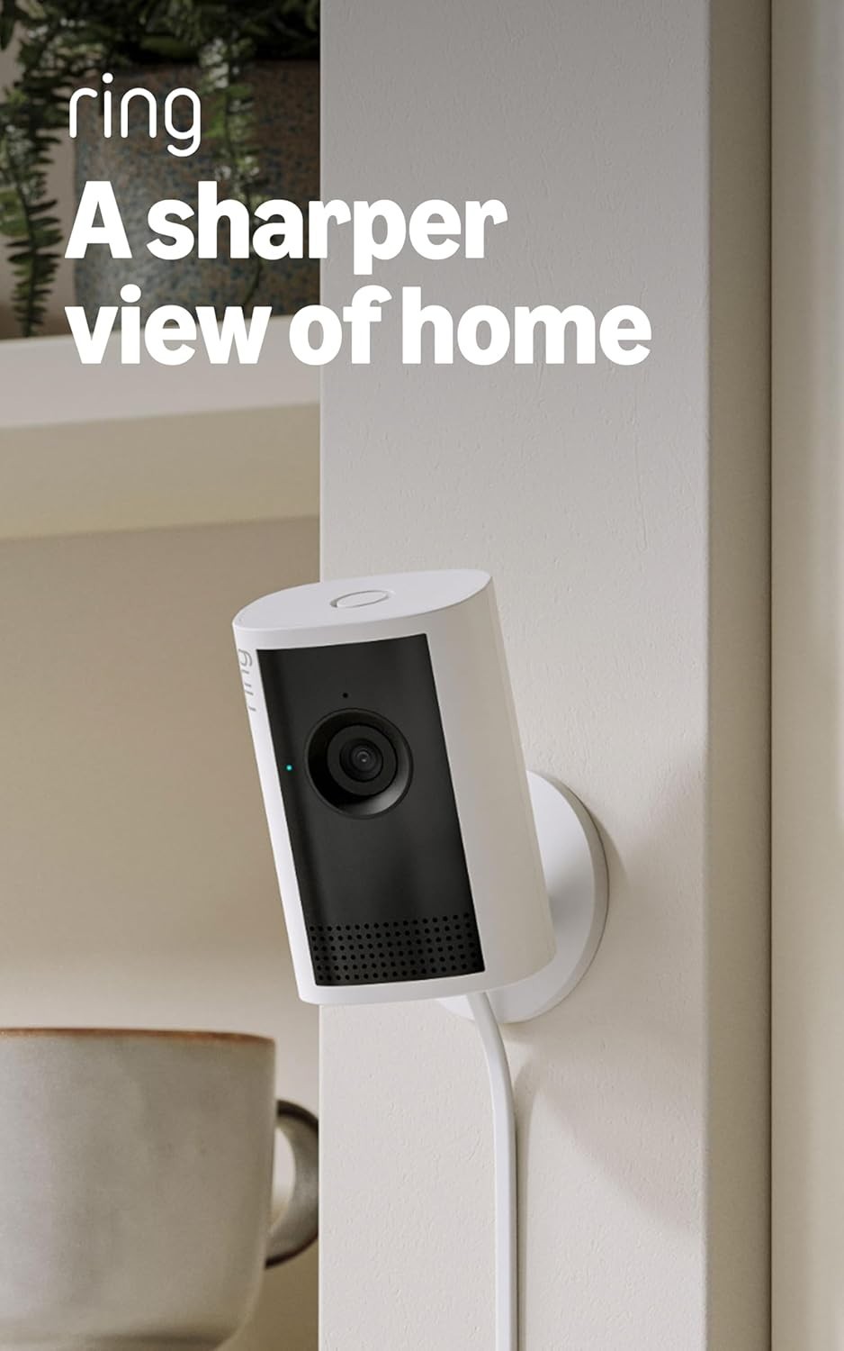 Ring Battery Doorbell, Satin Nickel with Chime 3, Outdoor Cam Plus & Indoor Cam