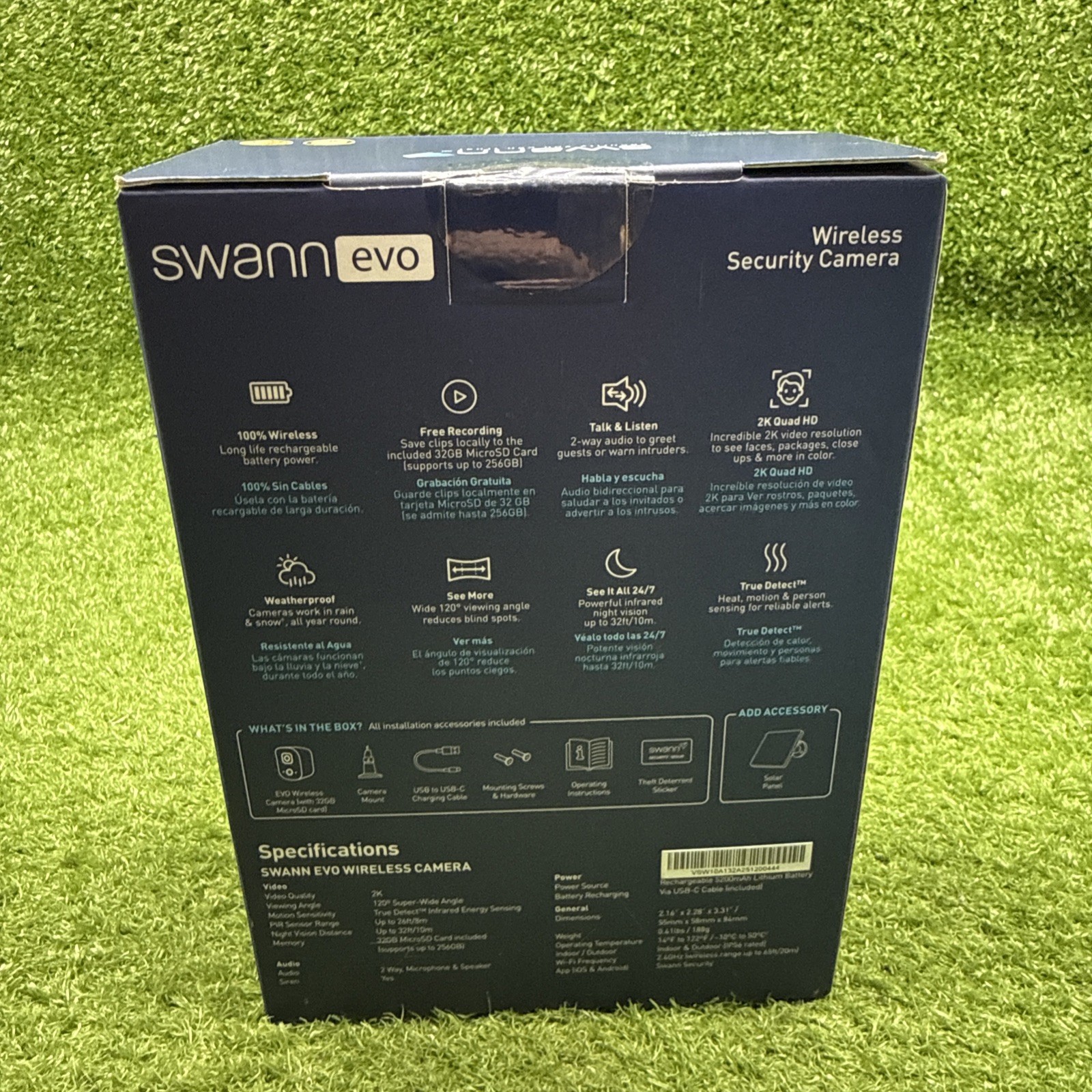 Swann EVO HD Outdoor Wireless Security Camera – New Sealed S3
