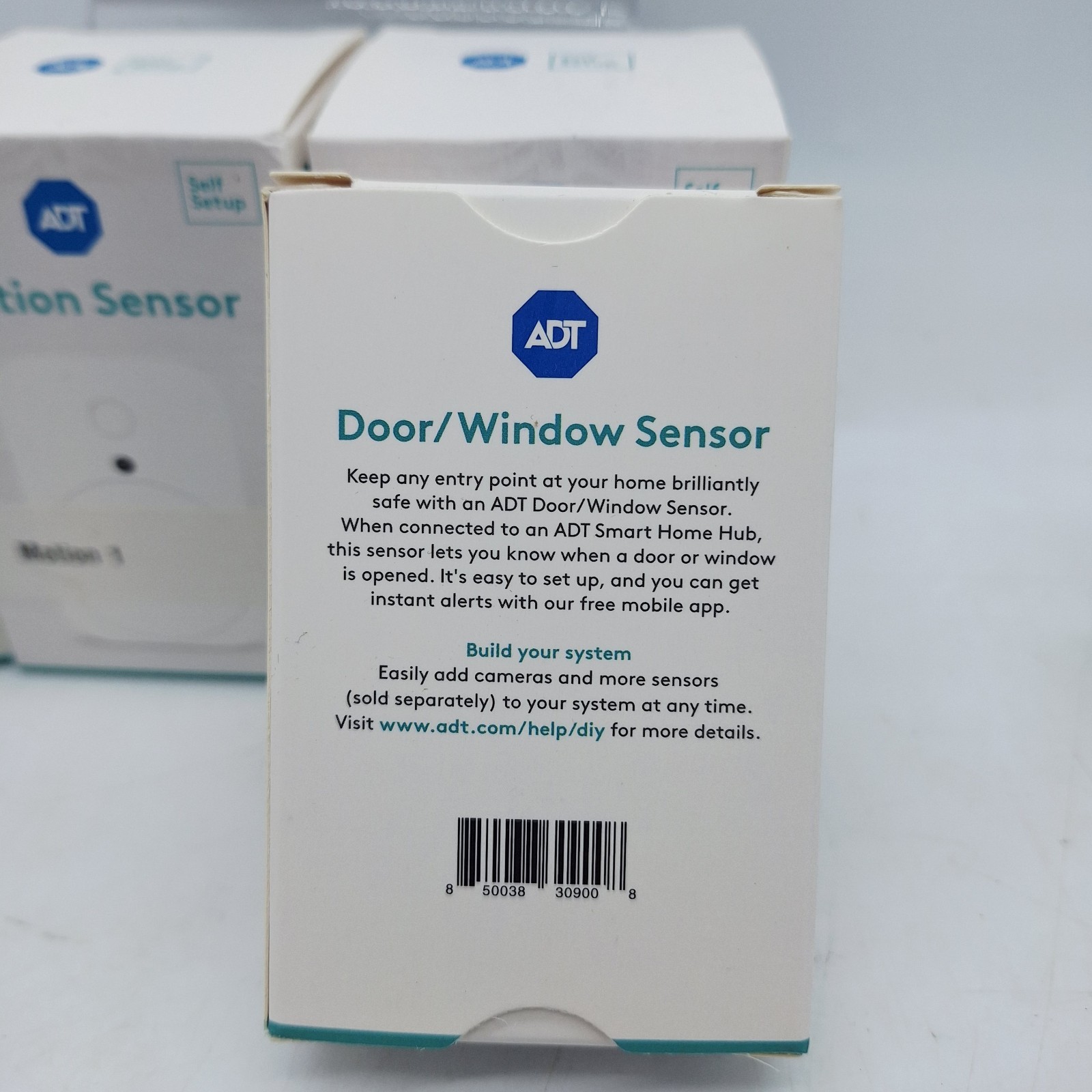 NEW ADT Self Setup Smart Home Hub w/ 2 Motion & 4 Door Window Sensor Alarm