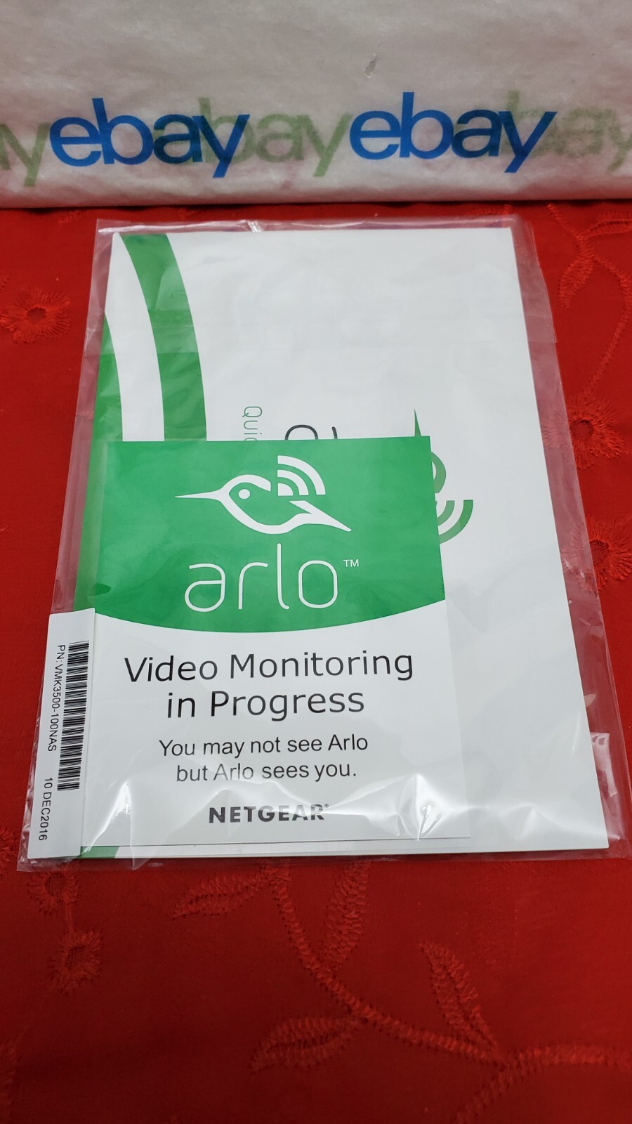Netgear Arlo VMB3000 Smart Home Base Station With Ethernet Cable / Power Adapter
