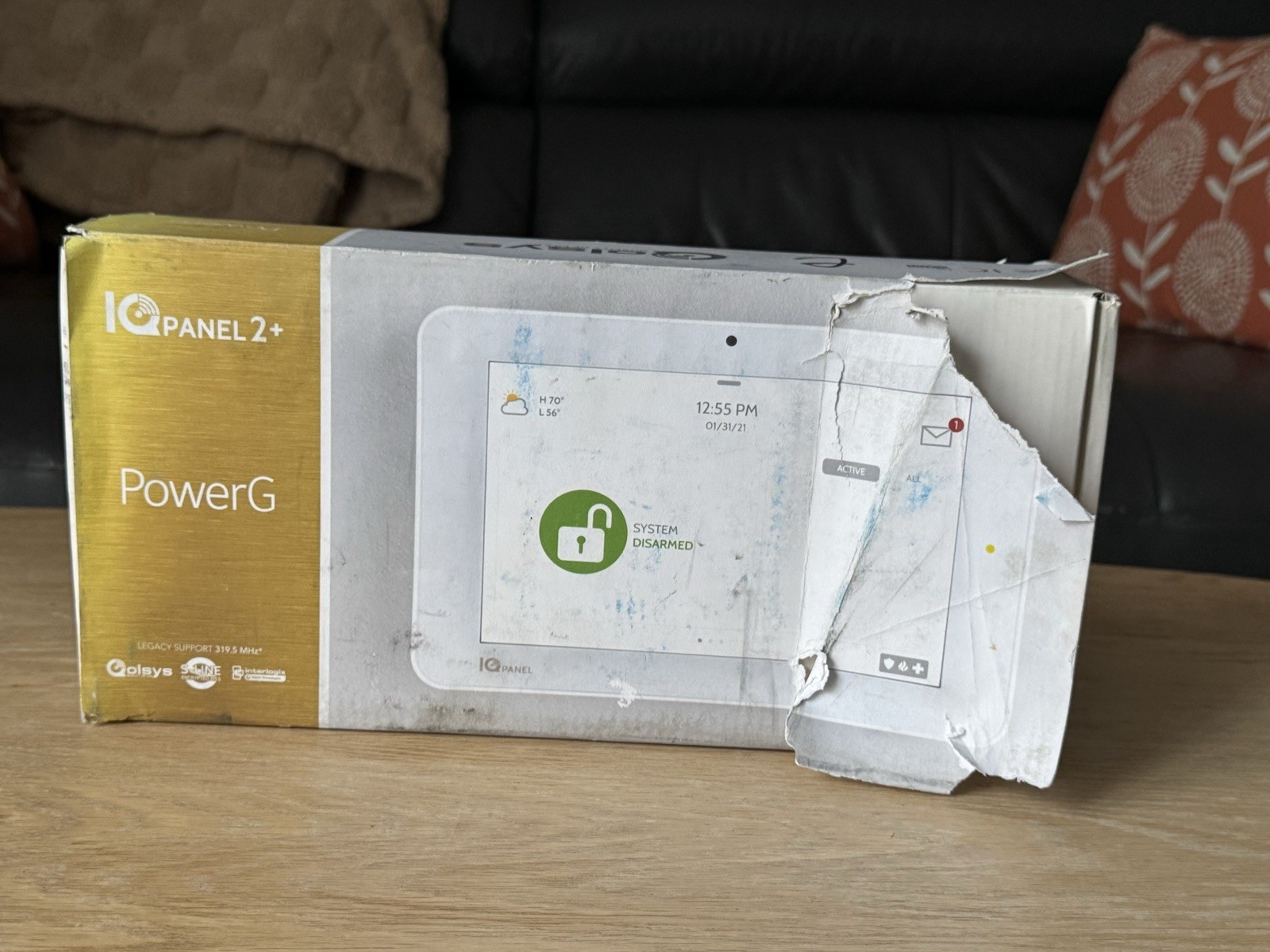 Qolsys PowerG IQ Panel 2+ Plus QS9207-1208-124 Wireless 319.5MHz – TELUS LTE