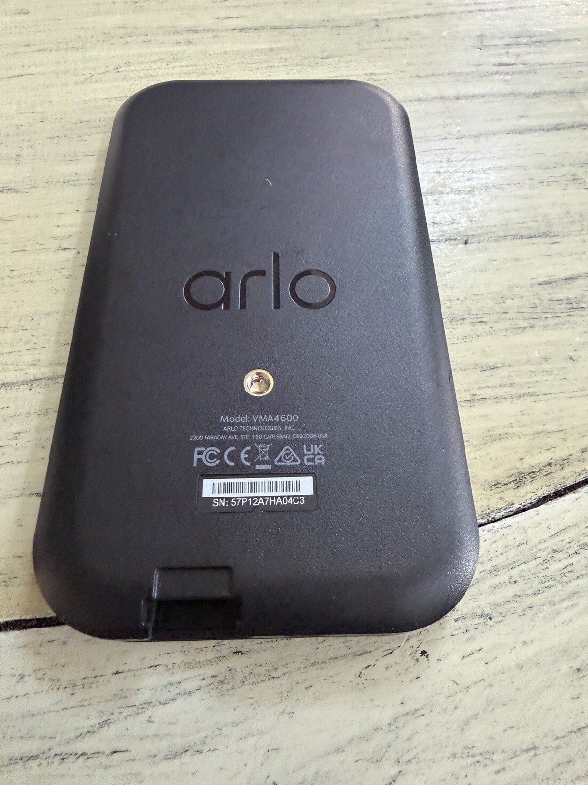 Arlo VMA4600 Solar Panel Black No/Cable For Arlo Pro, Pro2, No Mount Never Used