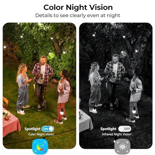 Security Cameras Wireless Outdoor 2K Solar Powered WiFi Cameras for 1 Solar Cam
