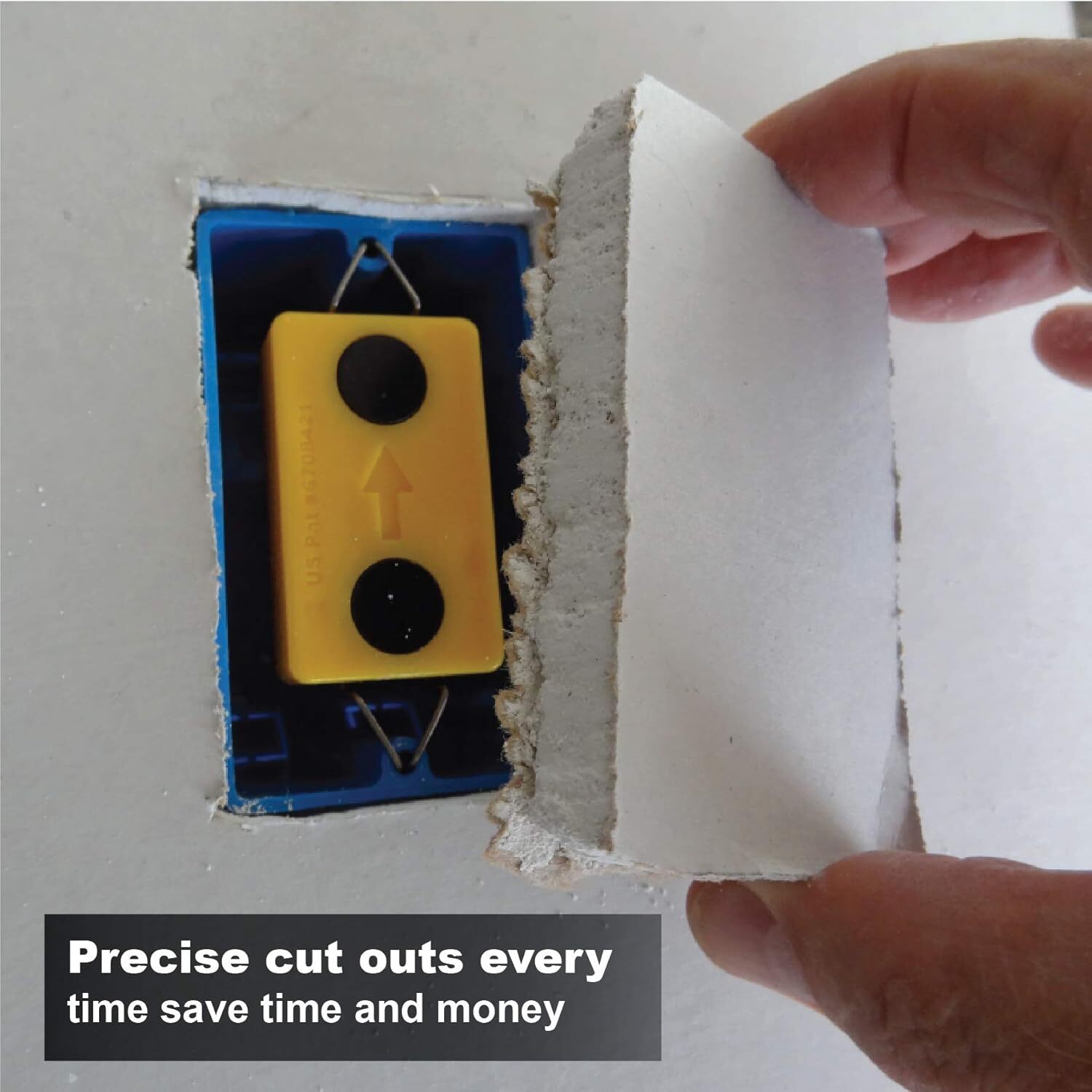 Calculated Industries 8105 Blind Mark Drywall Electrical Box 3 Targets + Case