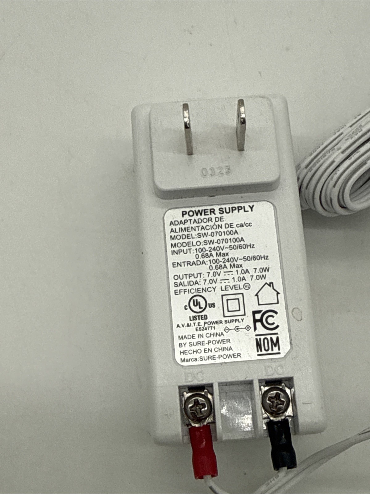 Qolsys IQPH055 iQ4 Hub 7″ Touchscreen & Power Adapter